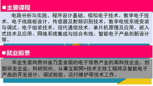 贵州电子信息职业学院电子信息工程技术专业招生如何_招生信息